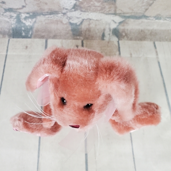 2/$25  Plush Bunny Peachy Rose 6.5" H - Picture 8 of 16